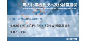 提高超（超）临界机组在线硅表测量准确性